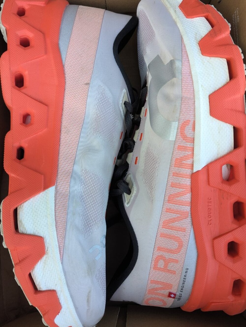 Cloudmonster Hyper - Orange and White 11.5